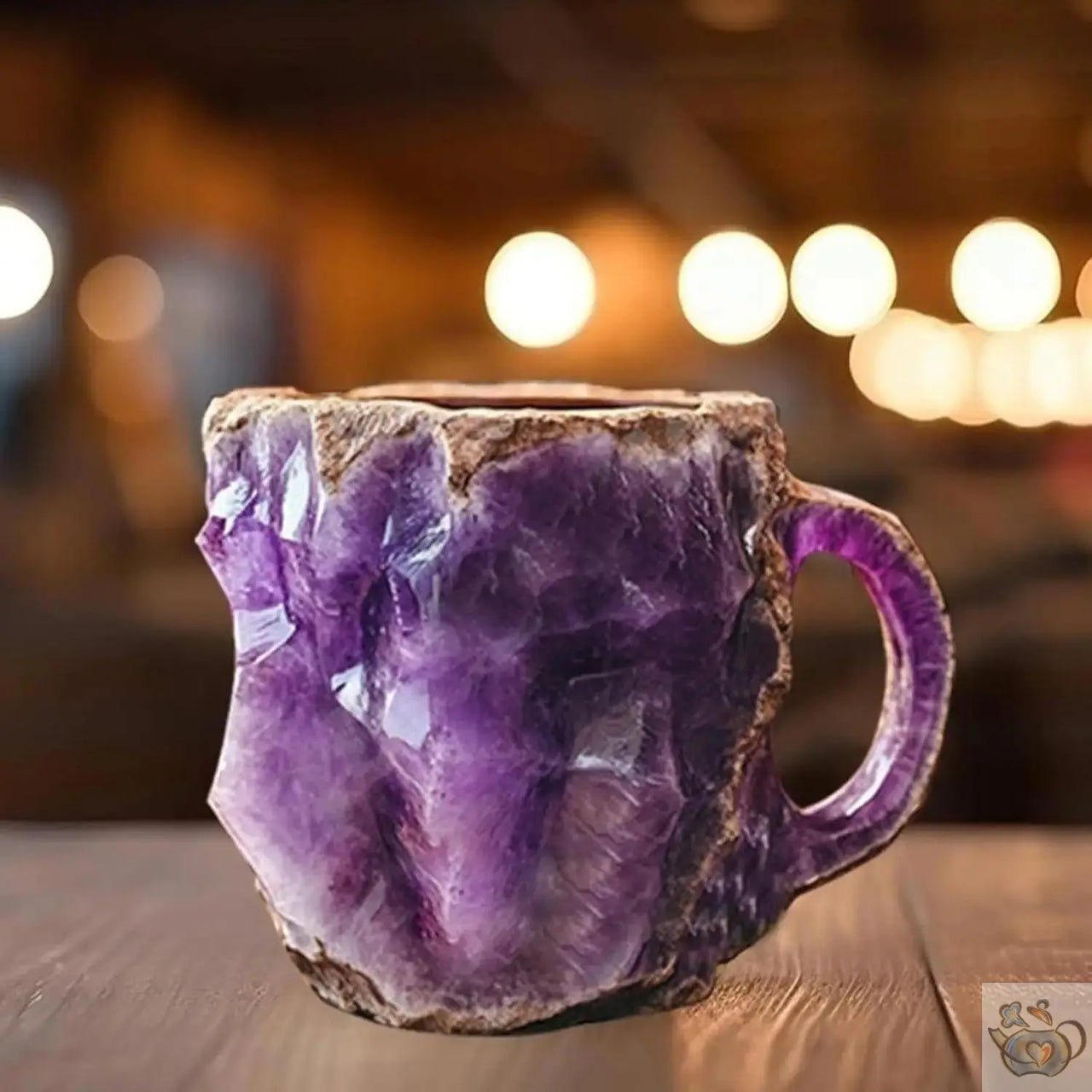 Mug en résine style pierre précieuse | Théières à la folie