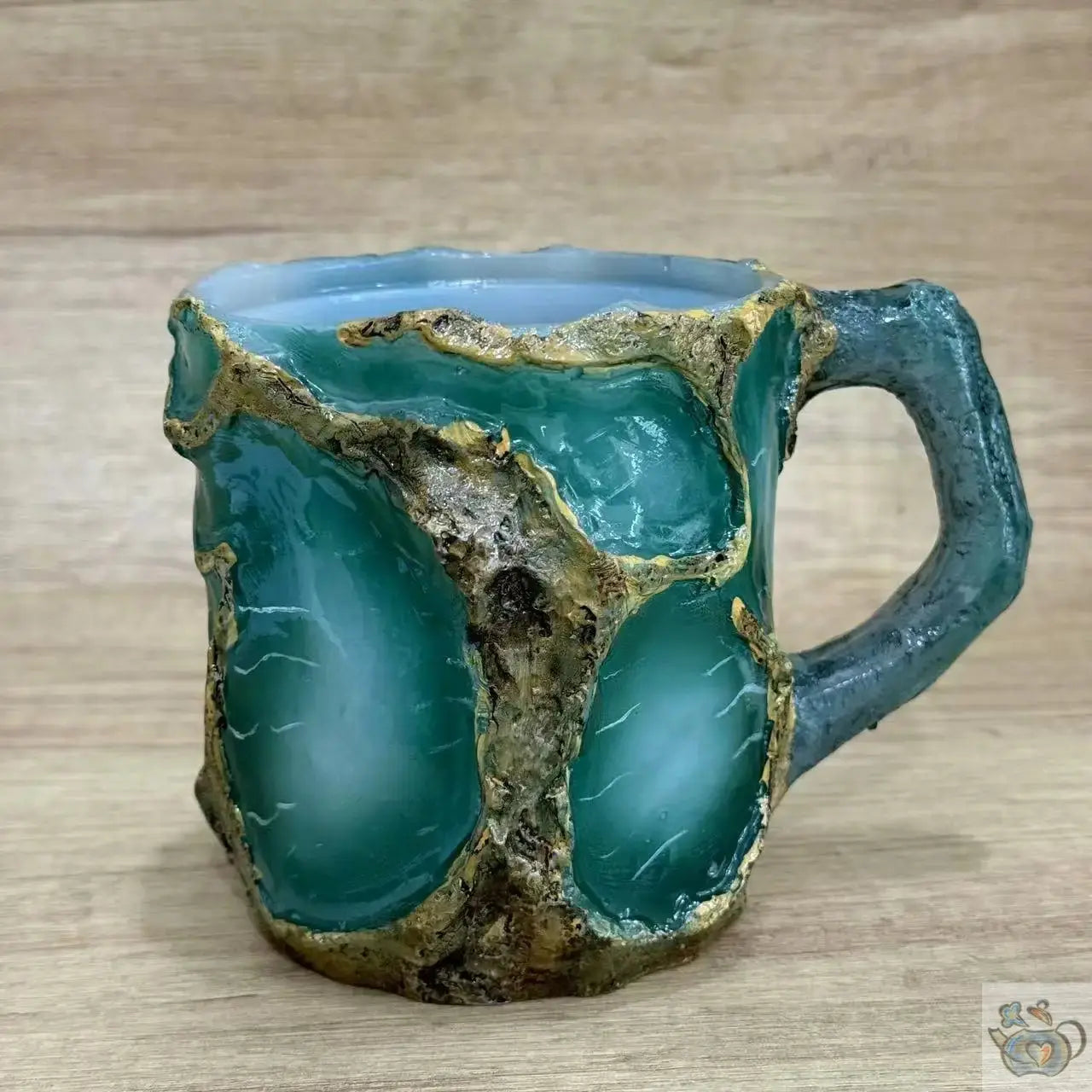 Mug en résine style pierre précieuse | Théières à la folie