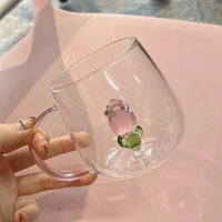 Thumbnail for Mug en verre avec surprise en 3 Dimensions | Théières à la folie