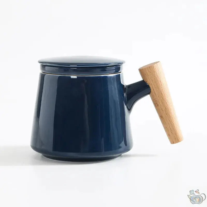 Mug et filtre céramique manche en bois | Théières à la folie