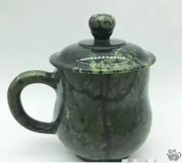 Thumbnail for Mug jade naturel vert avec couvercle | Théières à la folie