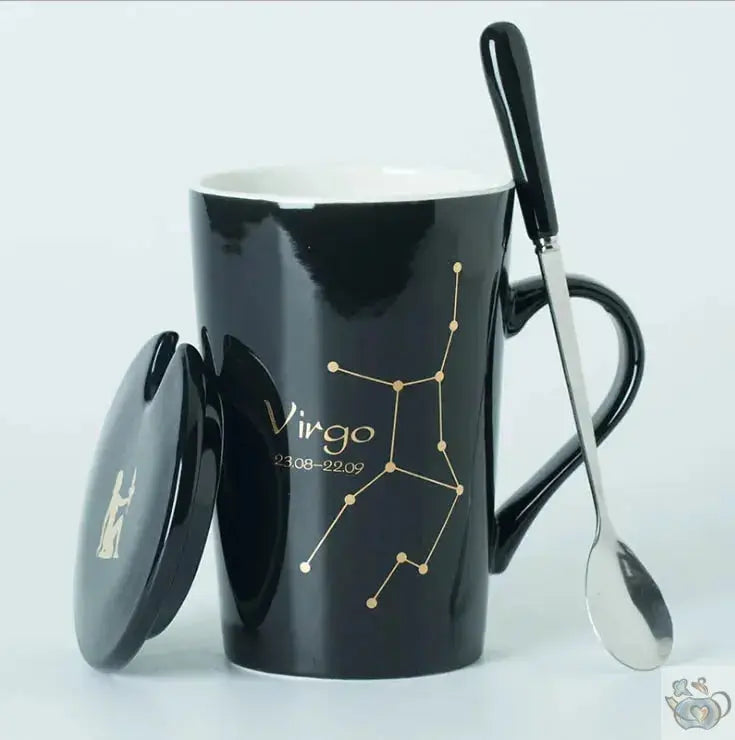 Mug noir ou blanc signes Zodiac | Théières à la folie