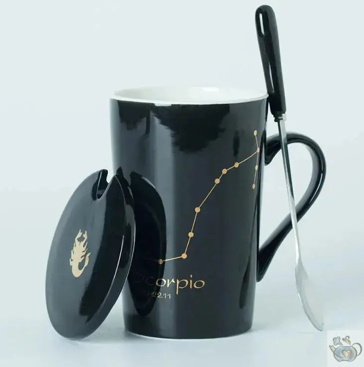 Mug noir ou blanc signes Zodiac | Théières à la folie