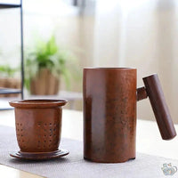 Thumbnail for Mug-théière en céramique rétro-contemporaine | Théières à la folie