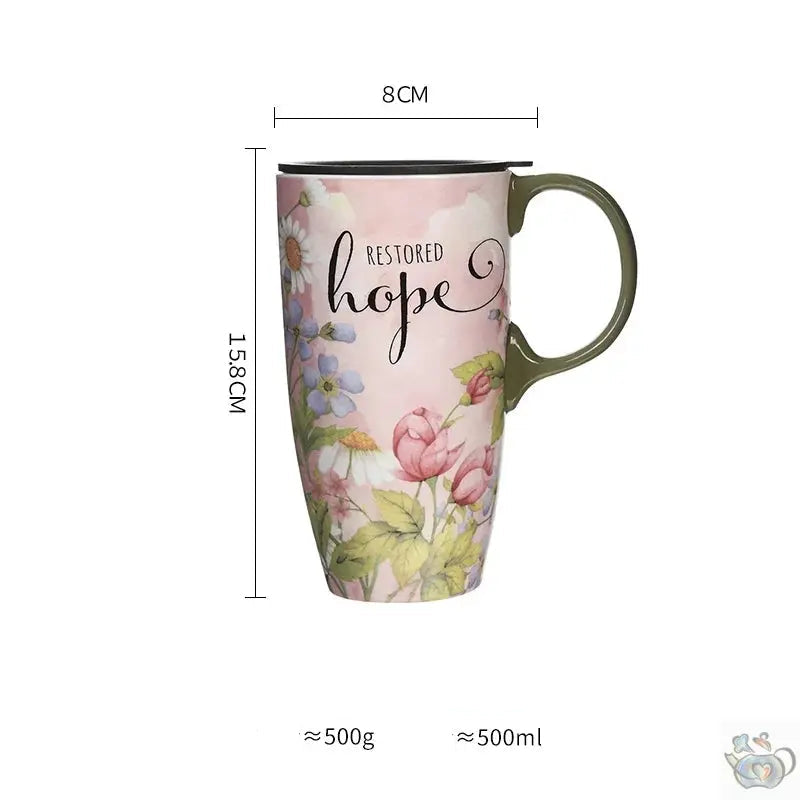 Mug porcelaine à l'américaine | Théières à la folie
