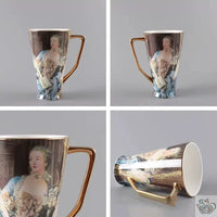 Thumbnail for Mug porcelaine portrait d'époque | Théières à la folie