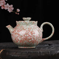 Thumbnail for Petite théière chinoise fleurs de céramique | Théières à la folie