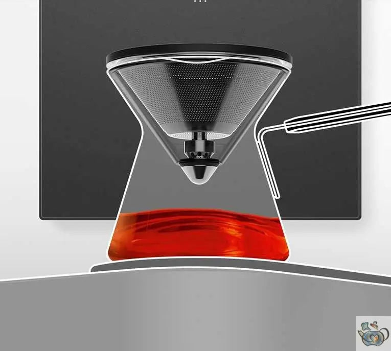 Petite théière magnétique filtre conique | Théières à la folie