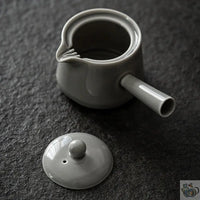 Thumbnail for Petite théière porcelaine grise design japonais | Théières à la folie