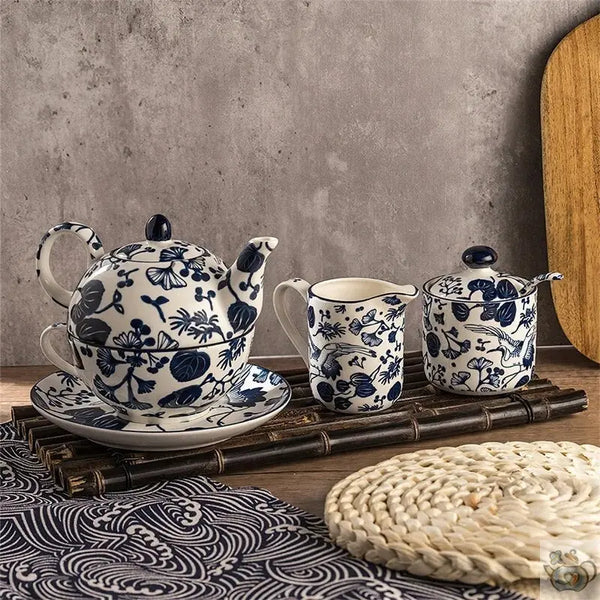 Service à thé japonais en céramique de haute qualité, Design