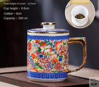 Thumbnail for Mug théière solitaire porcelaine Jingdezhen | Théières à la folie