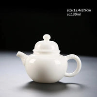 Thumbnail for Напівпрозорий білий порцеляновий чайник