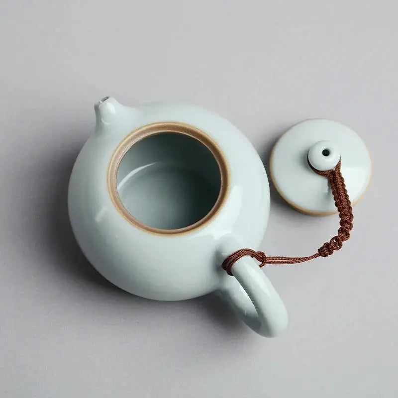 Chinese teapots with traditional decor
