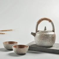 Thumbnail for Black or white stoneware teapot