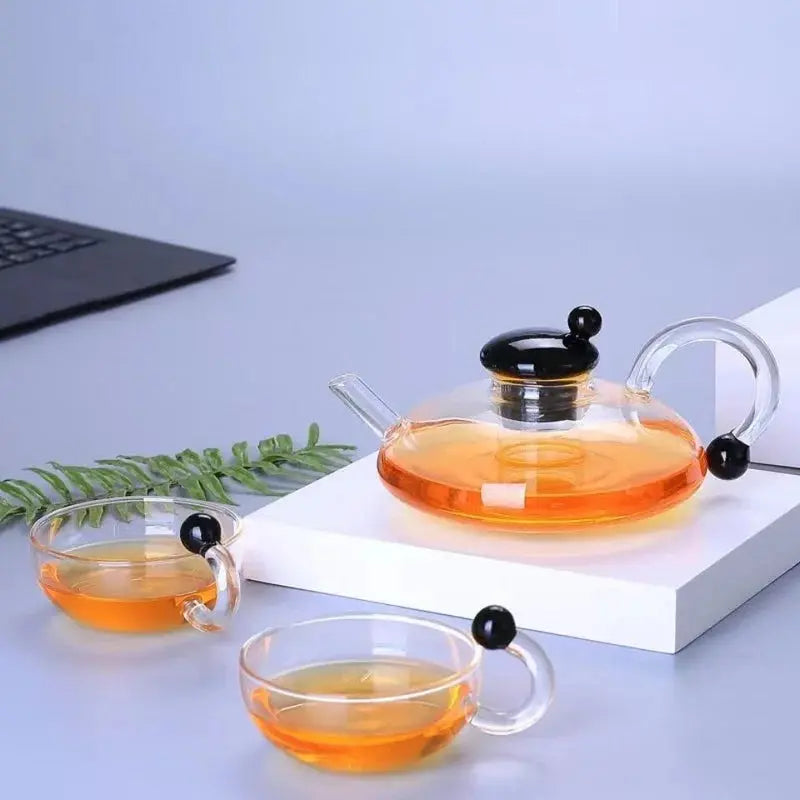 Service thé verre design contemporain | Théières à la folie