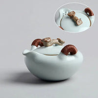 Thumbnail for Chinese teapots with traditional decor
