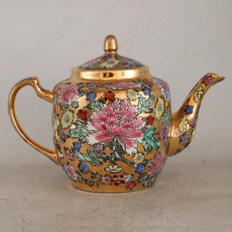 Service à thé porcelaine impériale sur plateau | Théières à la folie