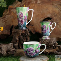 Thumbnail for Service à thé évolutif  porcelaine fleurie | Théières à la folie