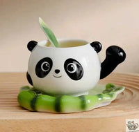 Thumbnail for Service à thé porcelaine fantaisie Panda | Théières à la folie
