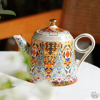 Thumbnail for Service à thé pour 2 porcelaine kaléidoscope | Théières à la folie