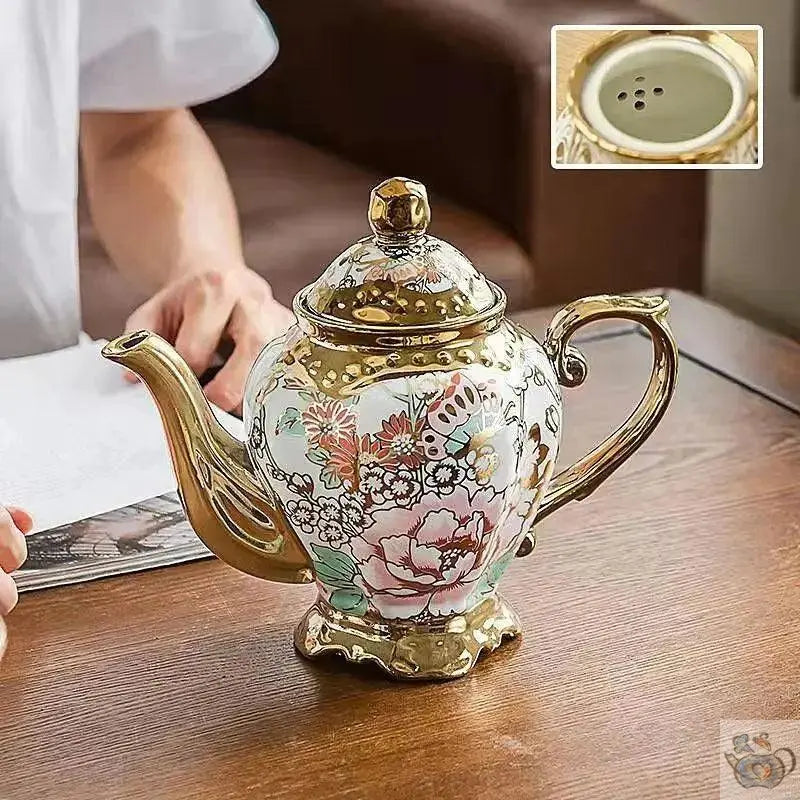 Service à thé à l'anglaise en porcelaine | Théières à la folie