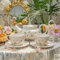 Thumbnail for Service à thé anglais porcelaine rétro | Théières à la folie