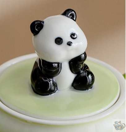 Service à thé porcelaine fantaisie Panda | Théières à la folie
