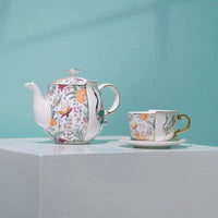Thumbnail for Service à thé porcelaine patchwork asymétrique | Théières à la folie