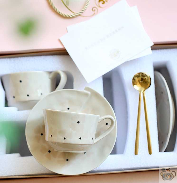 Service thé porcelaine ivoire design enroulé | Théières à la folie