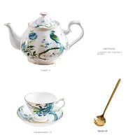 Thumbnail for Service thé porcelaine style anglais rétro | Théières à la folie