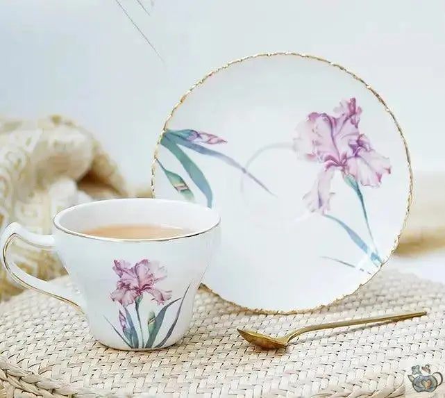 Set à thé duo porcelaine iris | Théières à la folie