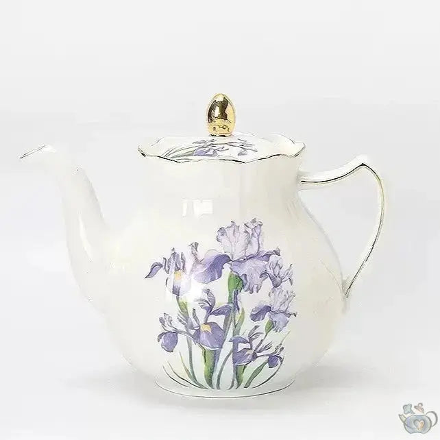 Set à thé duo porcelaine iris | Théières à la folie