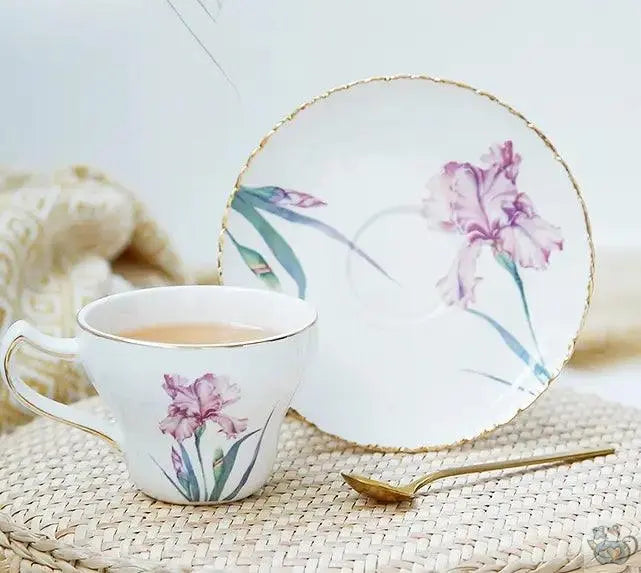 Set à thé duo porcelaine iris | Théières à la folie