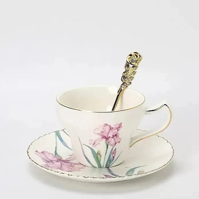 Set à thé duo porcelaine iris | Théières à la folie