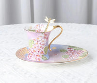 Thumbnail for Tasse avec soucoupe à l'américaine nuances pastel | Théières à la folie