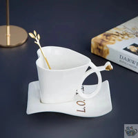 Thumbnail for ​Tasse à thé ou café en porcelaine coeur | Théières à la folie