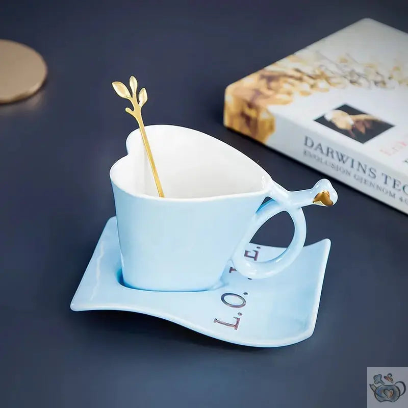 ​Tasse à thé ou café en porcelaine coeur | Théières à la folie