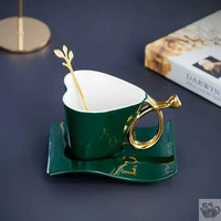 Thumbnail for ​Tasse à thé ou café en porcelaine coeur | Théières à la folie