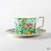 Thumbnail for Tasse à thé ou café porcelaine jardin exotique | Théières à la folie