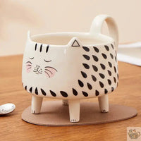 Thumbnail for Tasse céramique ludique chat sur 4 pattes | Théières à la folie