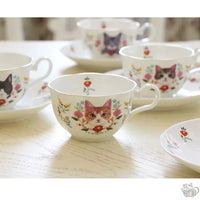 Thumbnail for Tasse en porcelaine classique avec joli Minou | Théières à la folie