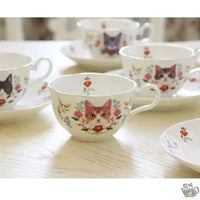 Thumbnail for Tasse en porcelaine classique avec joli Minou | Théières à la folie