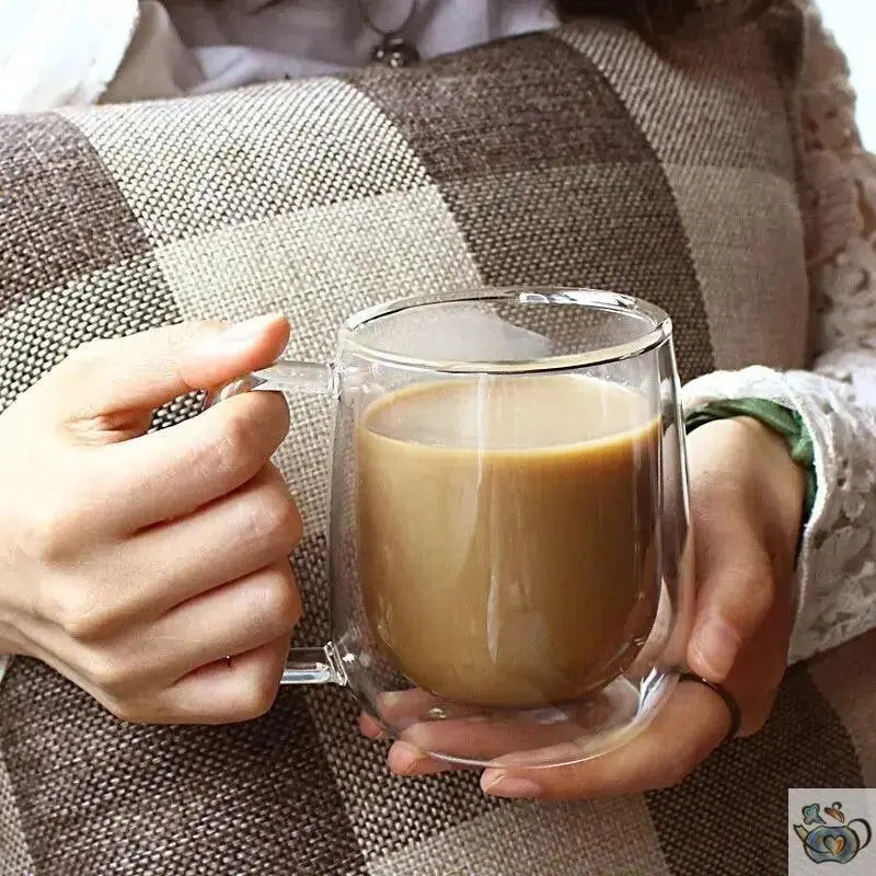 Tasse en verre double paroi | Théières à la folie