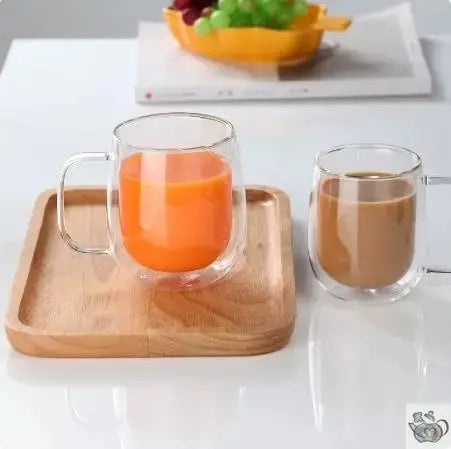 Tasse en verre double paroi | Théières à la folie