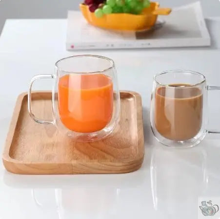 Tasse en verre double paroi | Théières à la folie