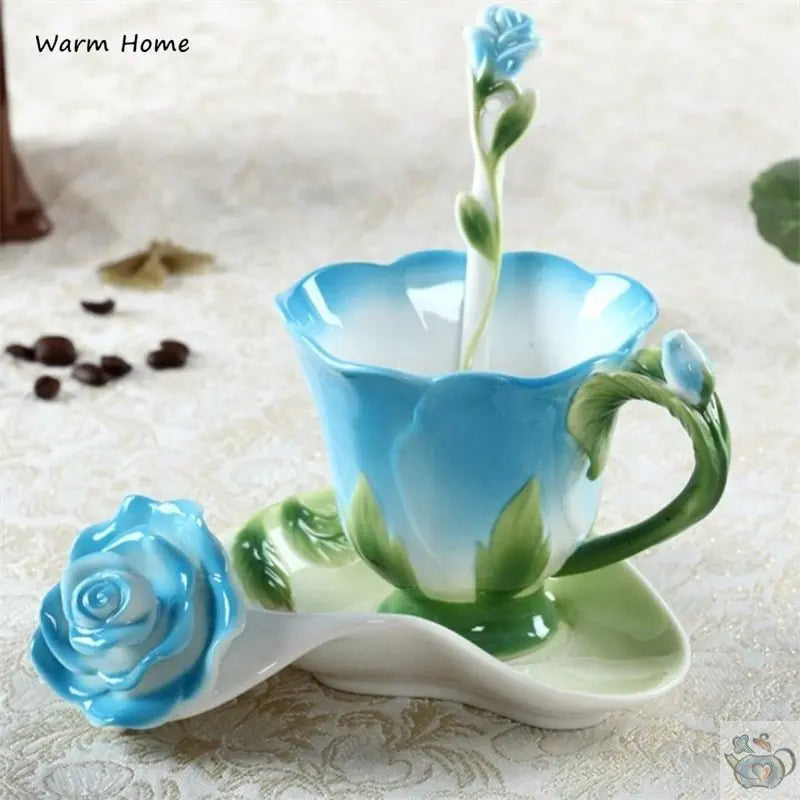 Tasse fête des mères fleurs 3D | Théières à la folie