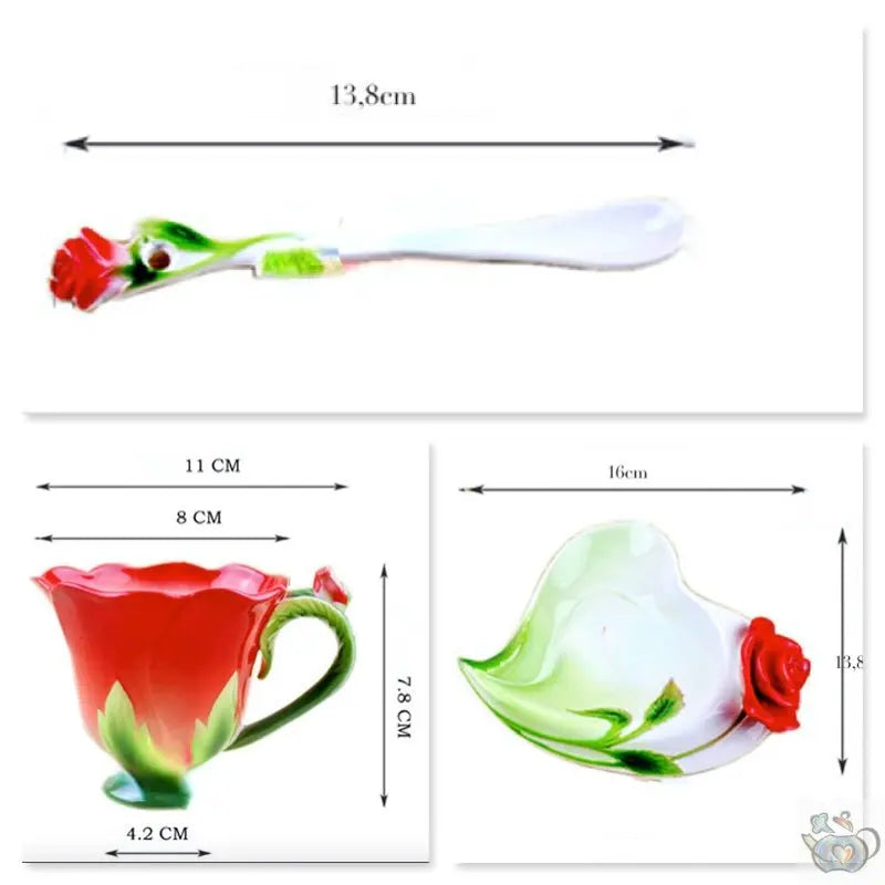 Tasse fête des mères fleurs 3D | Théières à la folie