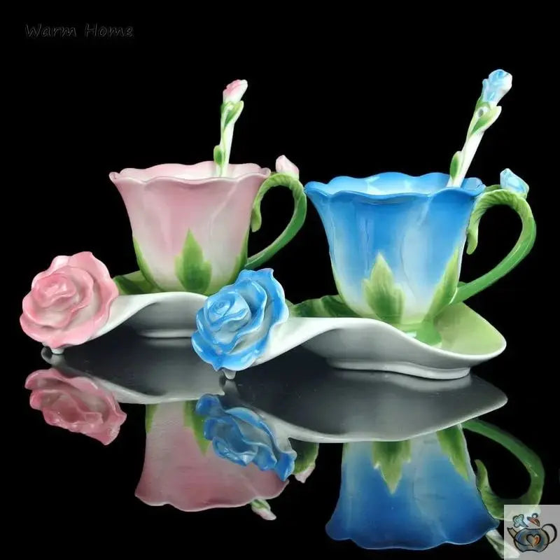 Tasse fête des mères fleurs 3D | Théières à la folie