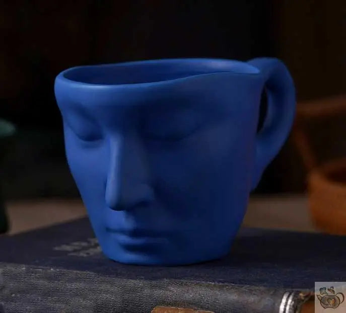 Tasse porcelaine visage art déco | Théières à la folie