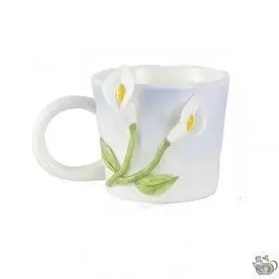 Tasse romantique fleurs 3D | Théières à la folie